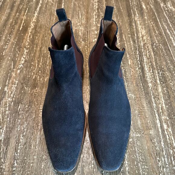 Paul Smith Falconer Suede Chelsea Boots Black Navy Men’s Size 9-US 8-UK 42-EU main image 6